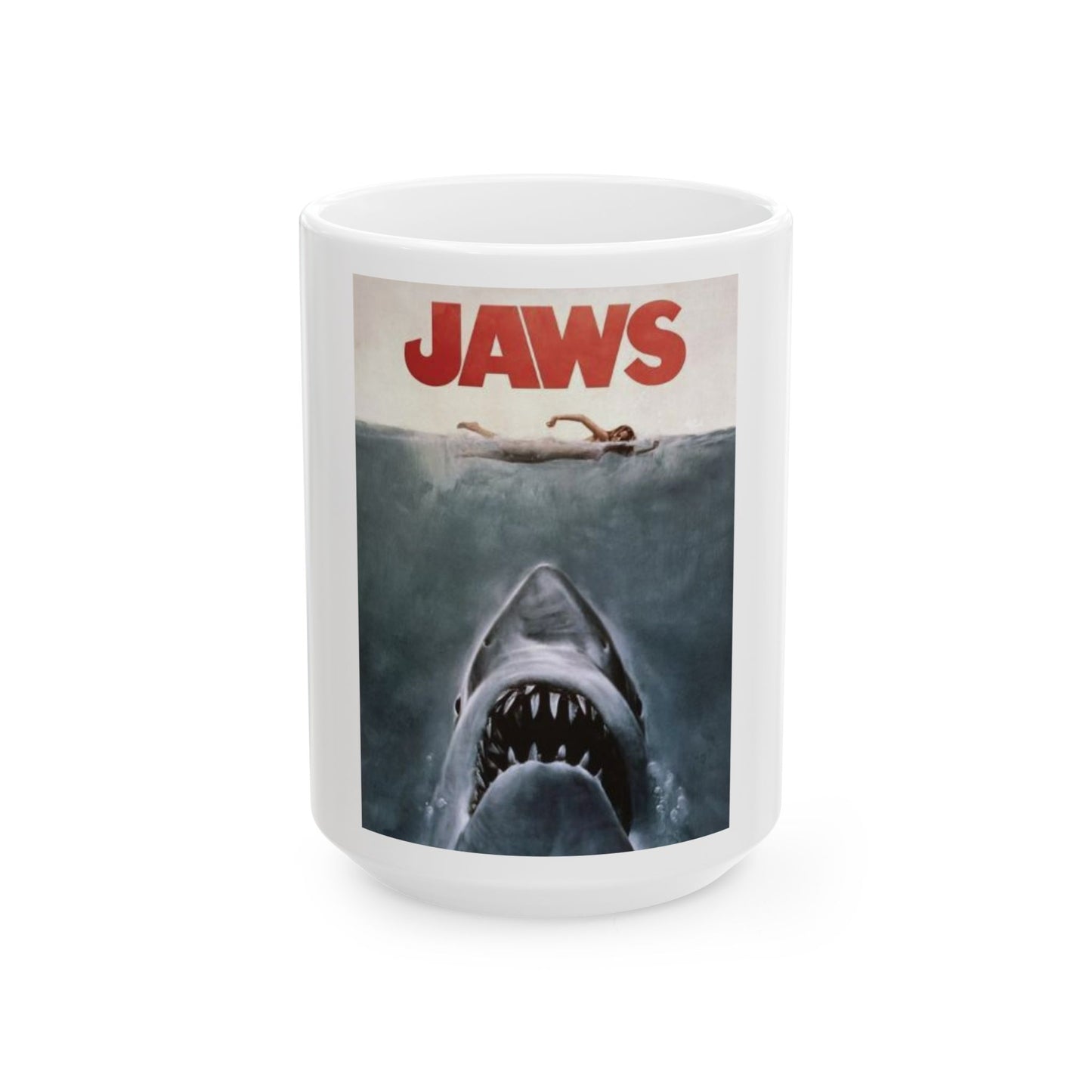 Jaws Ceramic Mug, (11oz, 15oz)